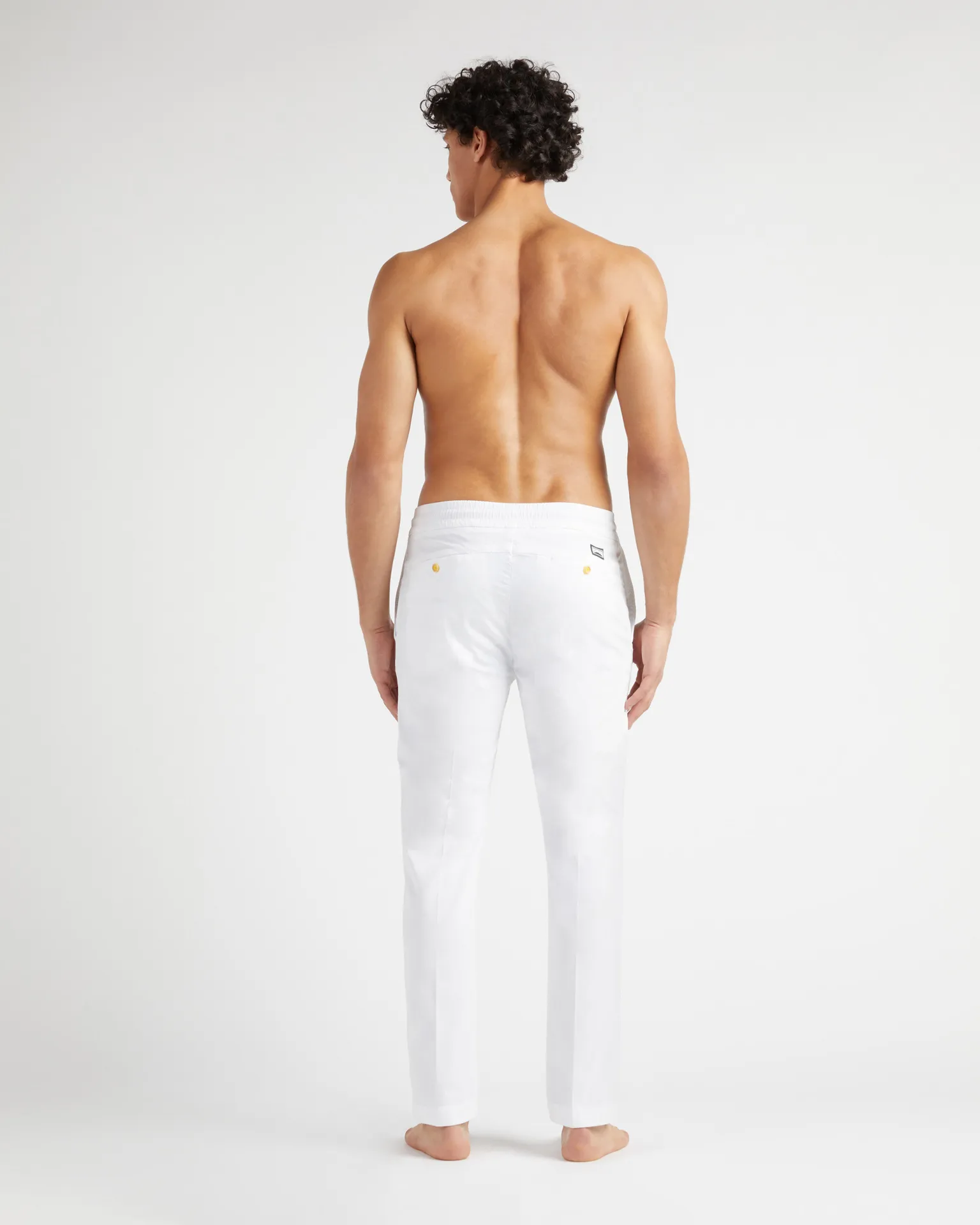 Vilebrequin - Solid Hose Aus Baumwolle Und Tencel Für Herren - Jeanshose - Clemence - Weiss - Größe 38 – Bild 4