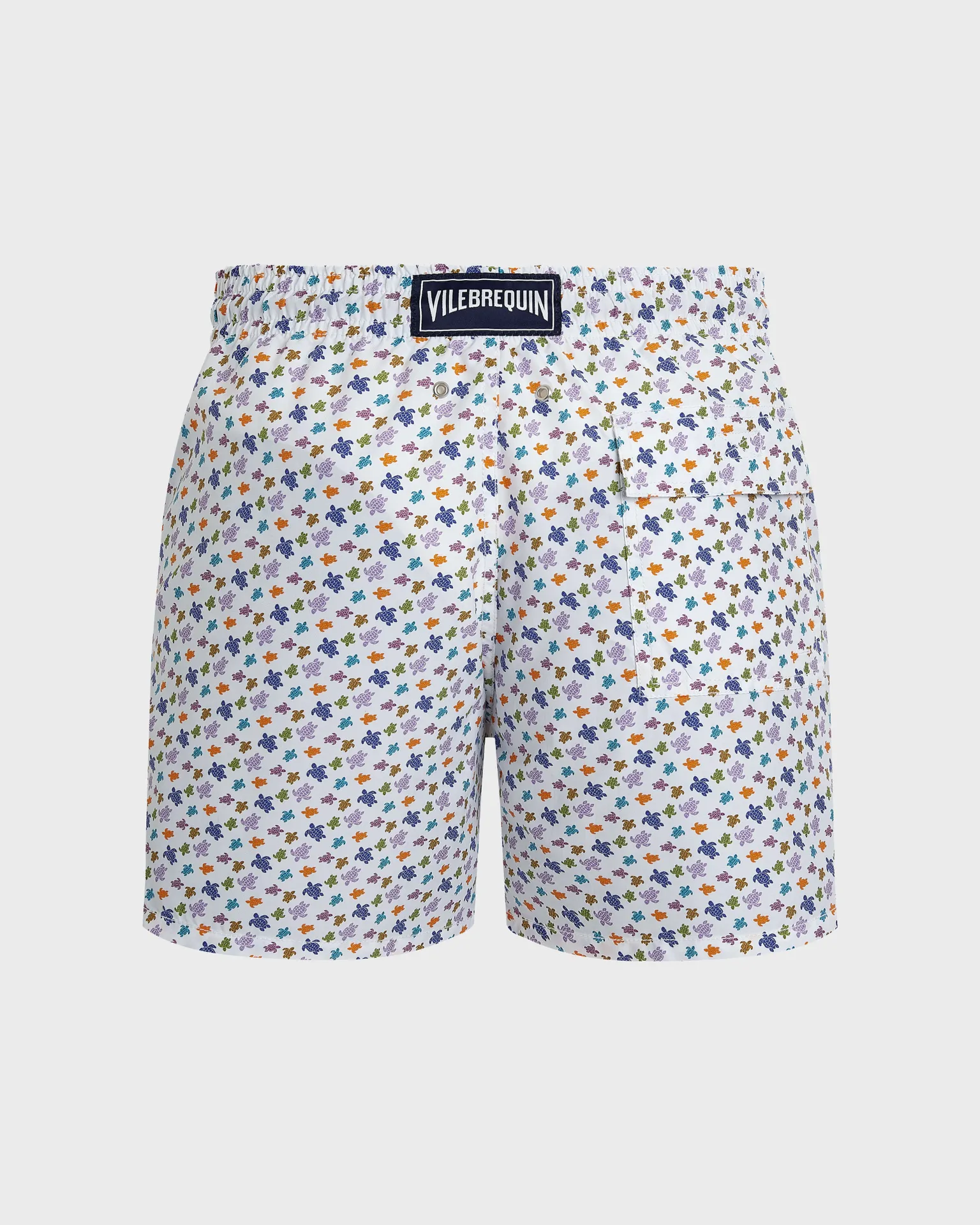 Vilebrequin - Micro Ronde Des Tortues Badeshorts Für Herren - Bademode - Moorea - Weiss - Größe L – Bild 2