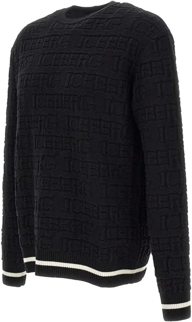 Iceberg - Sweaters Black - Größe XL - schwarz – Bild 2