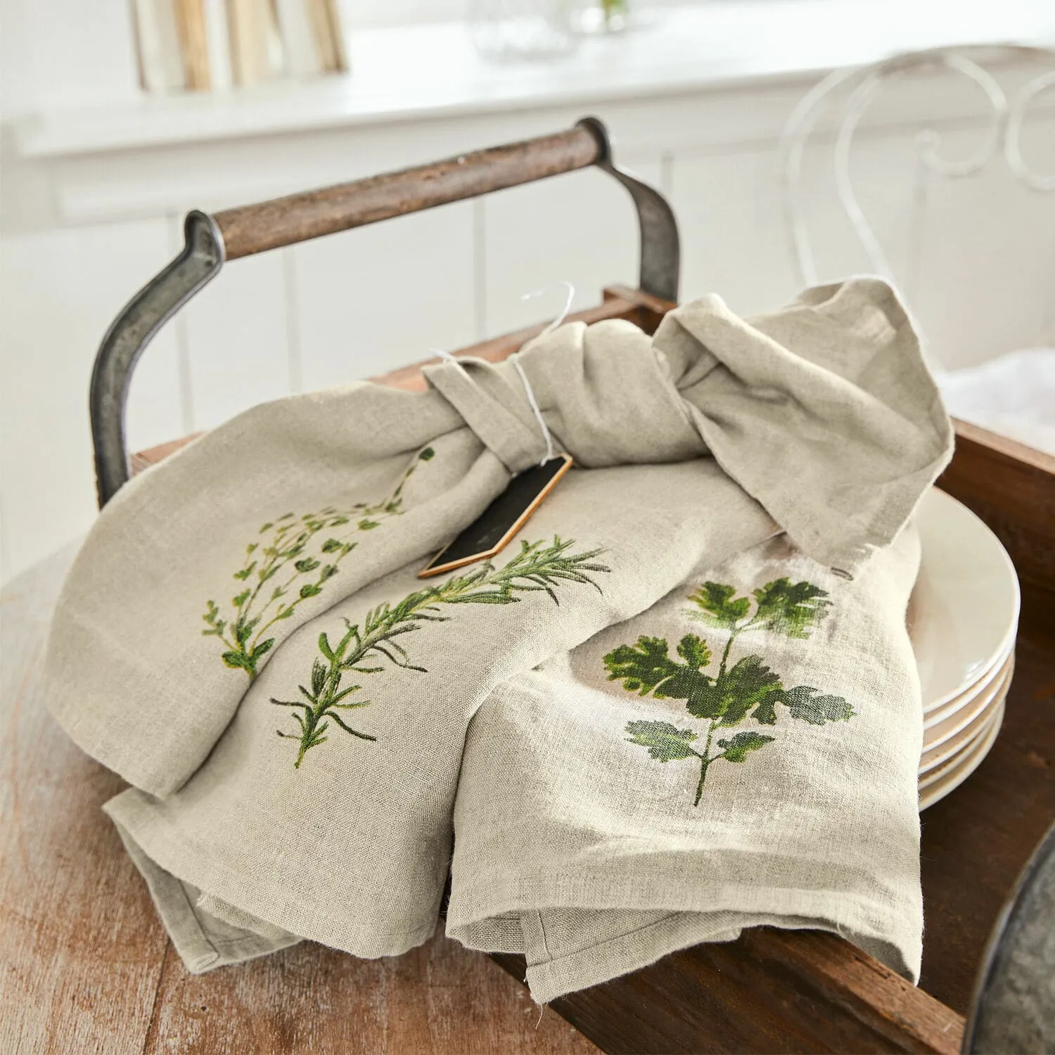 Geschirrtuch 3er Set Herbal Gardens – Bild 5