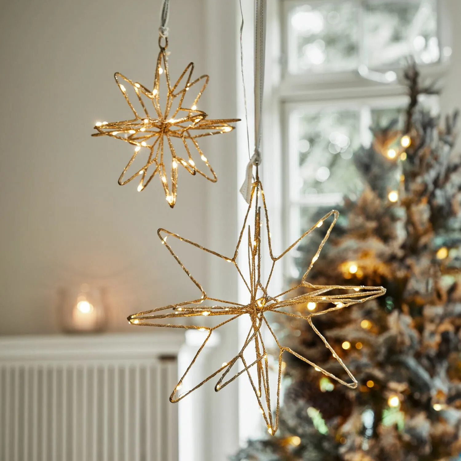 LED-Stern 2er Set Pérole – Bild 2