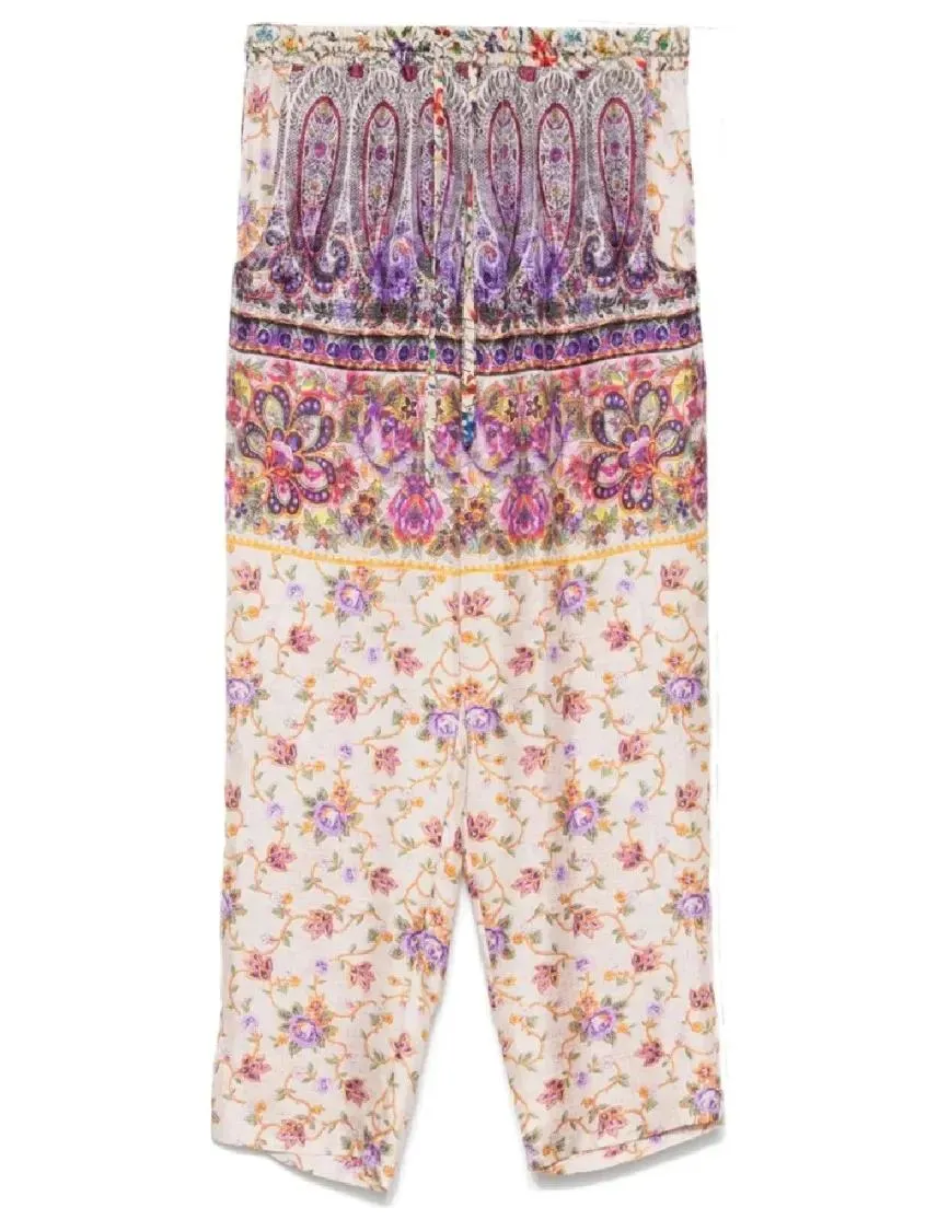 Pierre-Louis Mascia - Relaxed-Fit Floral And Paisley Print Trousers - Größe XS - beige Pierre-Louis Mascia - Relaxed-Fit Floral And Paisley Print Trousers - Größe XS - beige