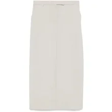 Officine Generale - Light Grey Wool Skirt - Größe M - grau Officine Generale - Light Grey Wool Skirt - Größe M - grau