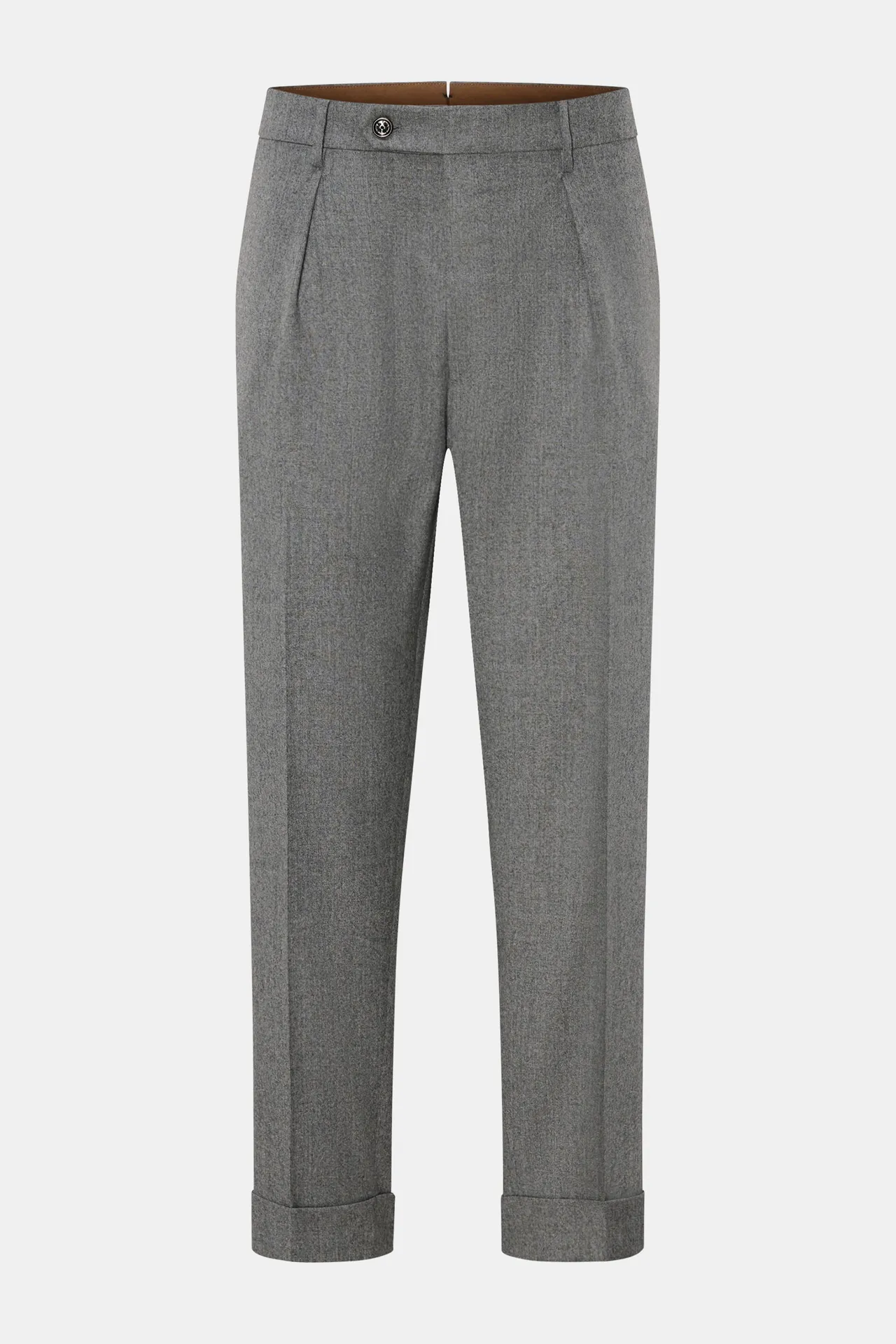 Berwich - Herren - Wollhose %27Chiaia%27 grau meliert Berwich - Herren - Wollhose %27Chiaia%27 grau meliert