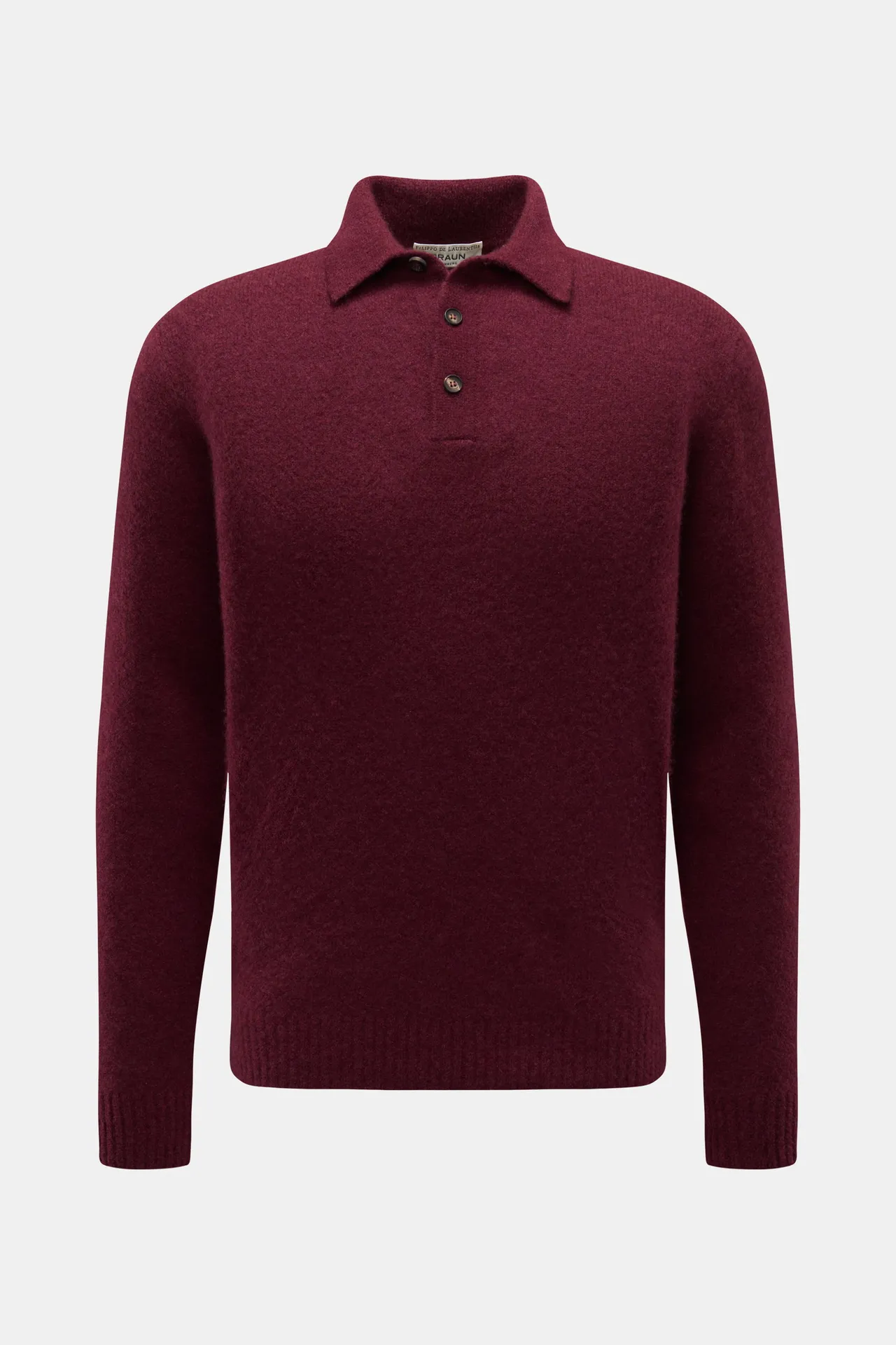 Filippo de Laurentiis - Herren - Strickpolo bordeaux Filippo de Laurentiis - Herren - Strickpolo bordeaux