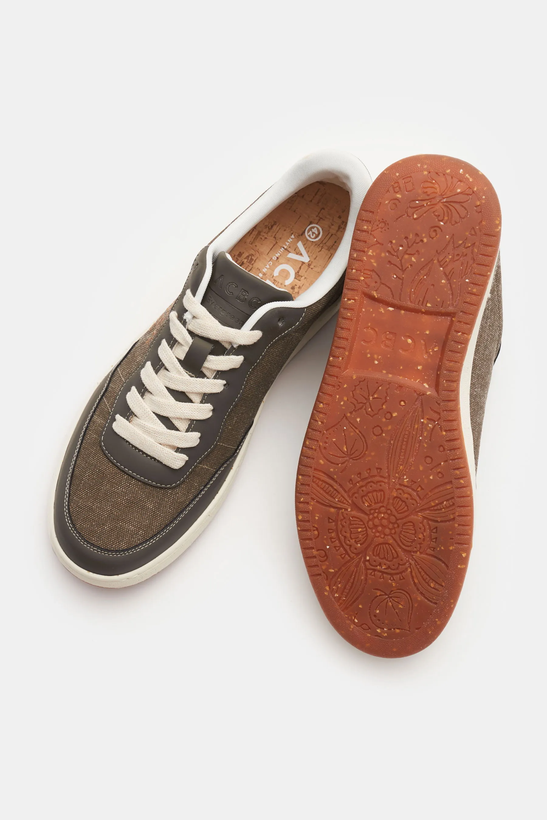 ACBC - Herren - Sneaker 'Evergreen Hemp' dunkelbraun – Bild 2