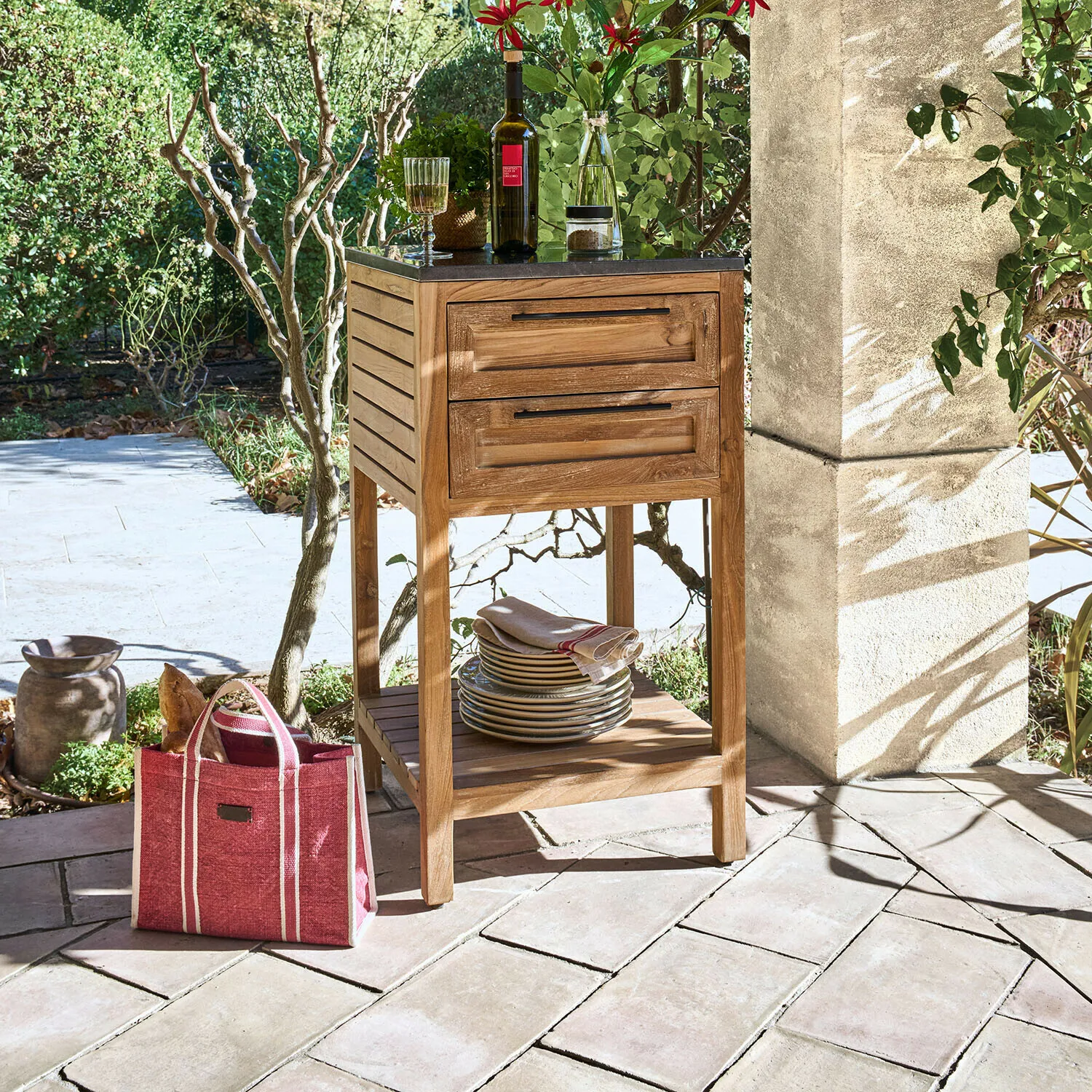 Outdoor-Küchenschrank Corviano Outdoor-Küchenschrank Corviano