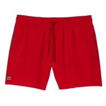 Lacoste - Lacoste LACOSTE Herren Badeshorts - Swimshorts, Ba - Größe 2XL - rot Lacoste - Lacoste LACOSTE Herren Badeshorts - Swimshorts, Ba - Größe 2XL - rot