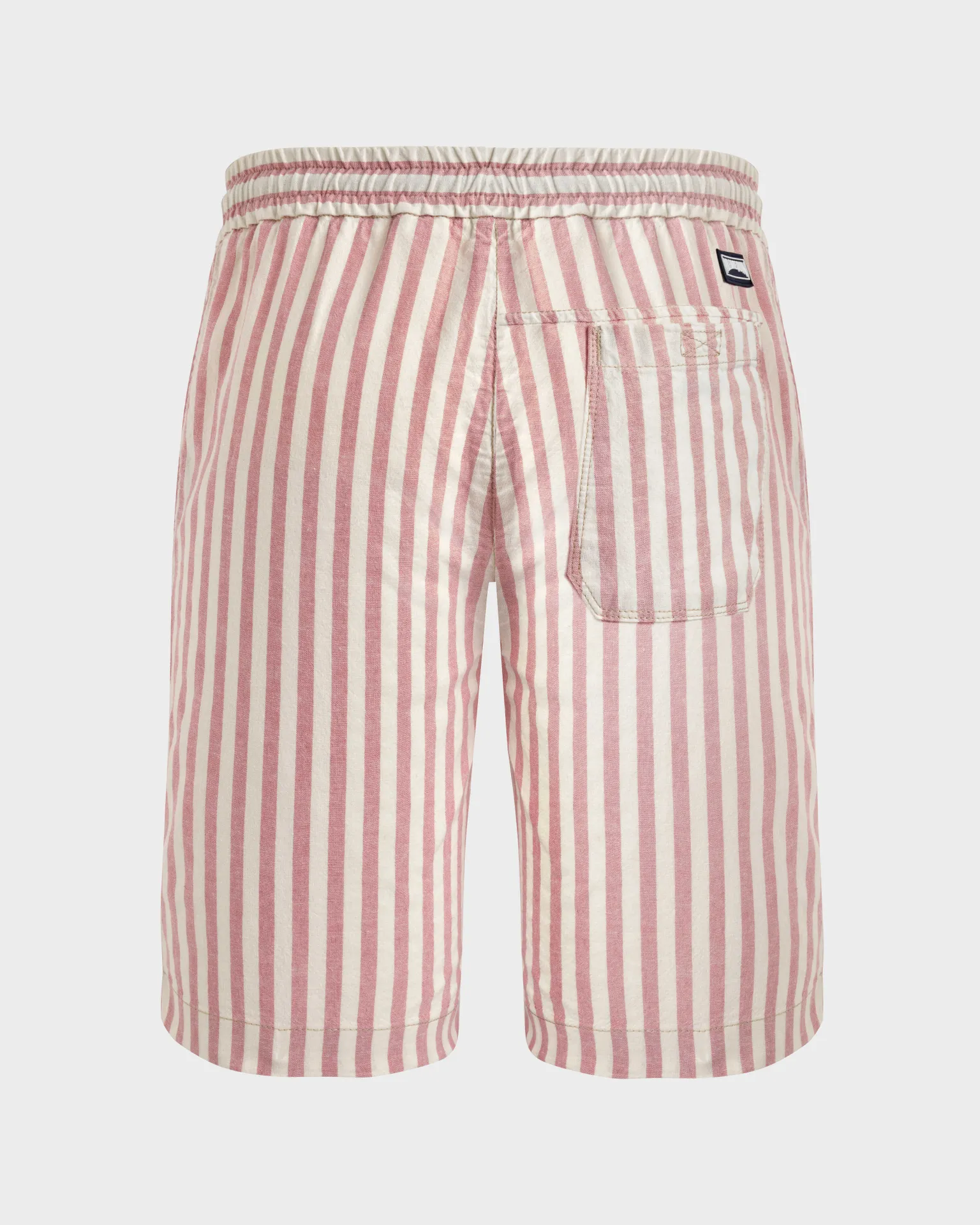 Vilebrequin - Gestreifte Bermudashorts Aus Baumwolle Und Leinen Für Herren - Bermuda - Levant - Rosa - Größe 30 – Bild 2