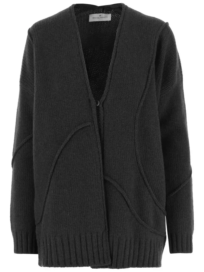 BRUNO MANETTI - Wool Blend Jacket - Größe 40 - schwarz BRUNO MANETTI - Wool Blend Jacket - Größe 40 - schwarz