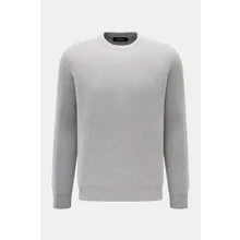 Gran Sasso - Herren - Cashmere Rundhalspullover grau meliert Gran Sasso - Herren - Cashmere Rundhalspullover grau meliert