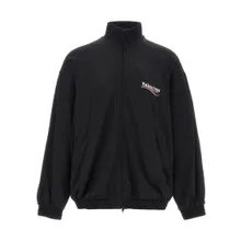 Balenciaga - Logo Embroidery Sweatshirt - Größe 3 - schwarz Balenciaga - Logo Embroidery Sweatshirt - Größe 3 - schwarz