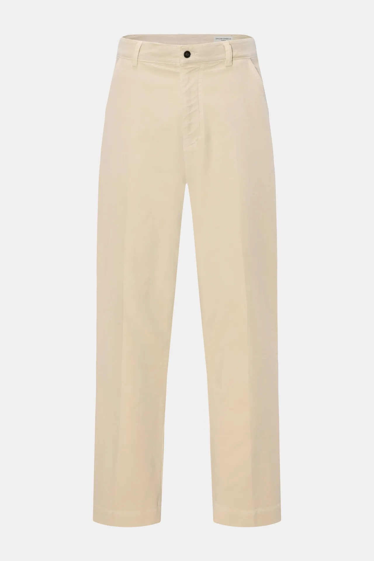 Officine Générale - Herren - Baumwollhose %27Greg%27 beige Officine Générale - Herren - Baumwollhose %27Greg%27 beige