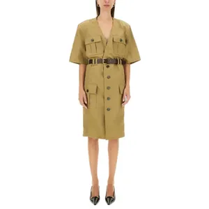 Saint Laurent - "Saharienne" Dress - Größe 40 - braun Saint Laurent - "Saharienne" Dress - Größe 40 - braun