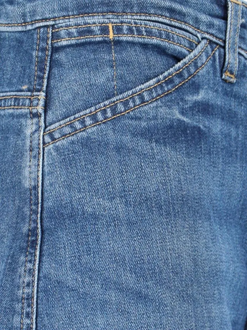 NILI LOTAN - Wide-Leg Jeans With Mid-Blue Wash - Größe 24 - blau – Bild 2