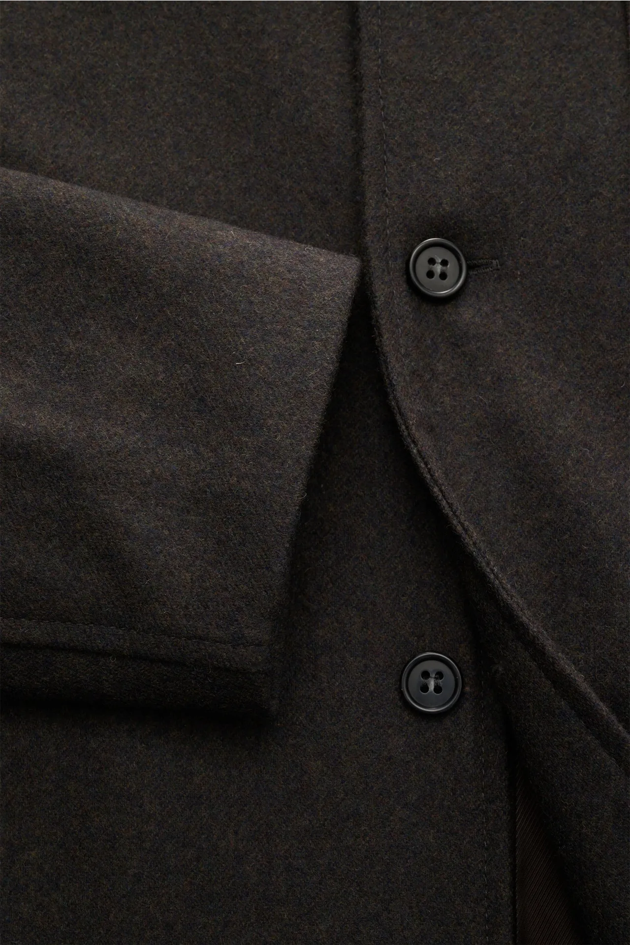 A.P.C. - Herren - Overshirt 'Jamie' graubraun meliert – Bild 3