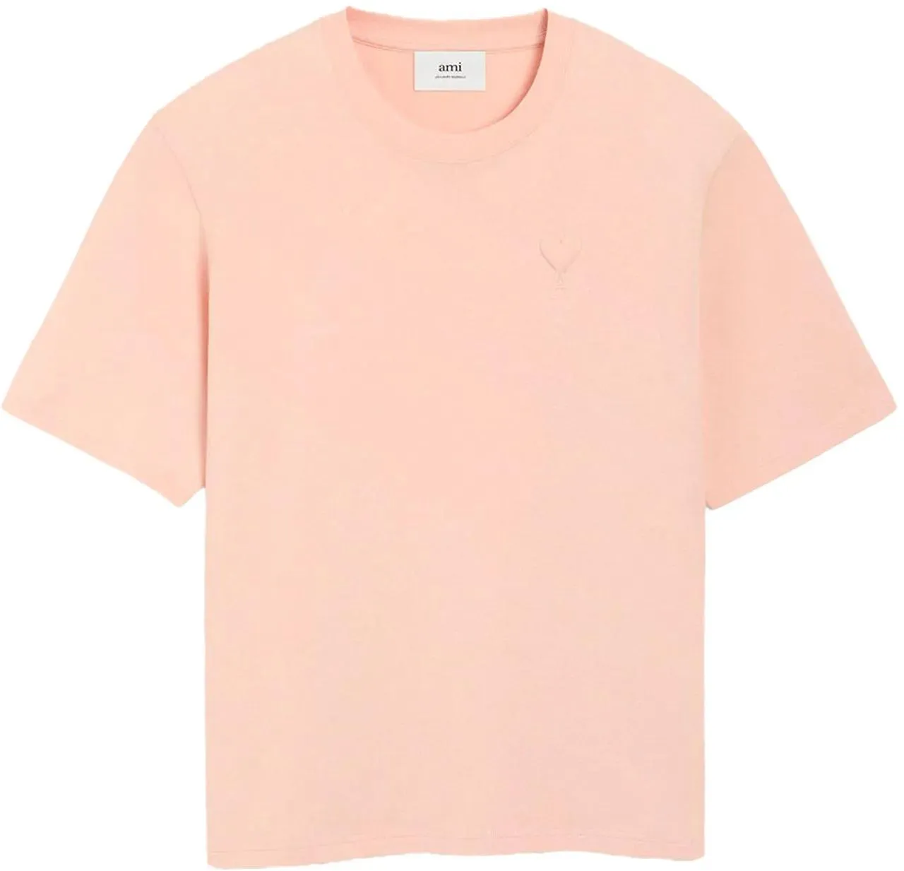 AMI Paris - T-Shirt mit Logo - Größe XXS - rosa AMI Paris - T-Shirt mit Logo - Größe XXS - rosa