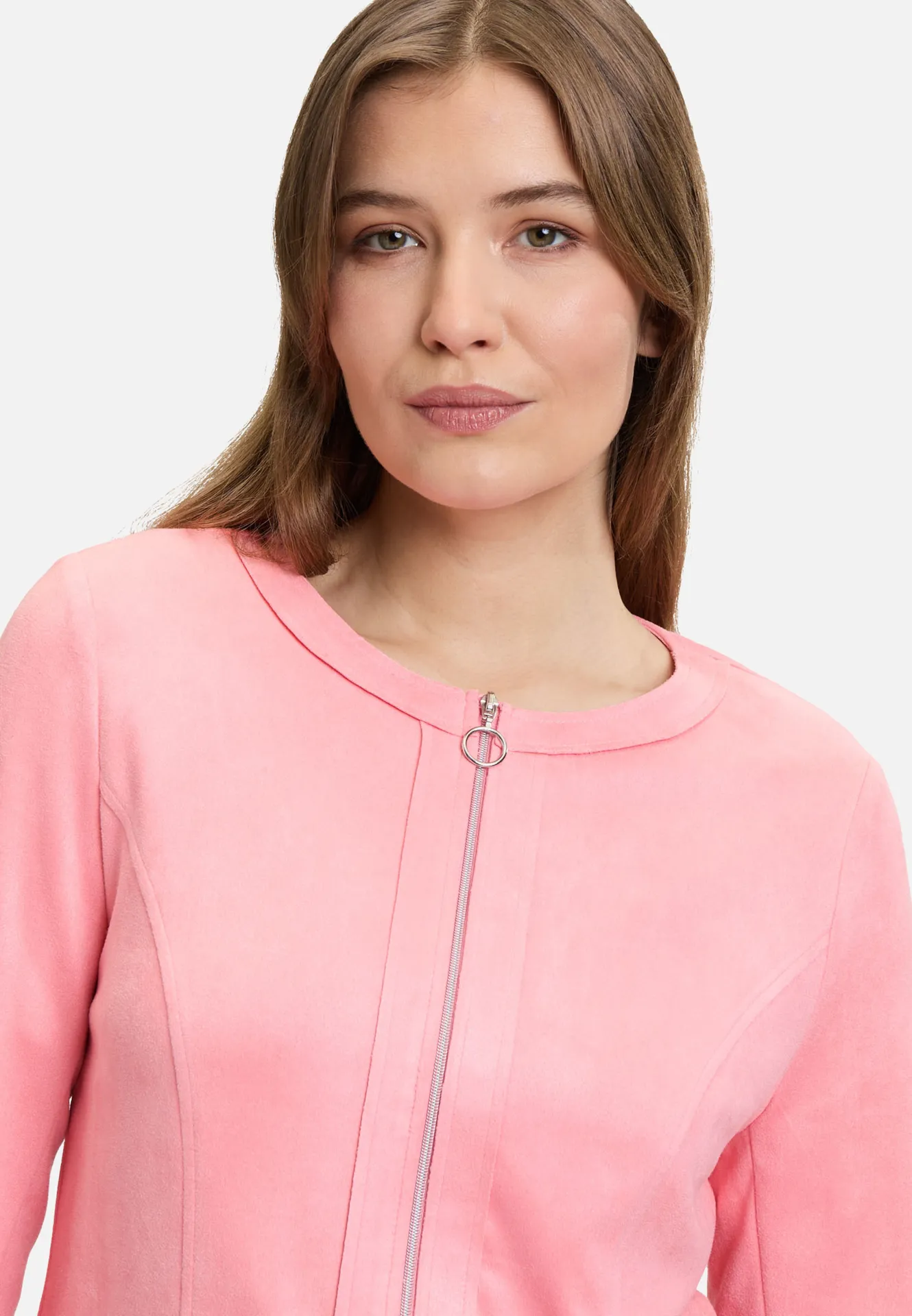 Blazer-Jacke mit Reißverschluss Blazer-Jacke mit Reißverschluss