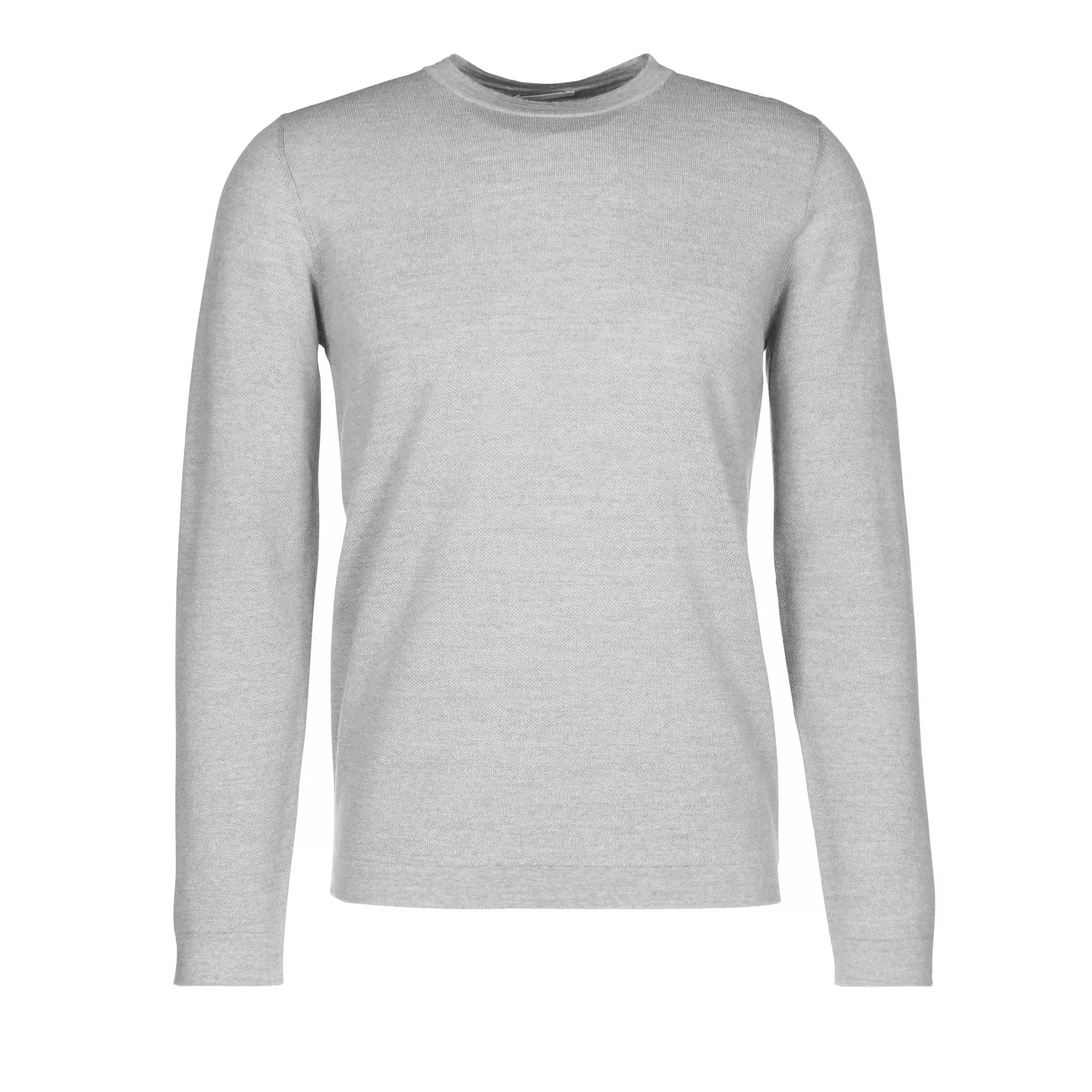 04651 - Merino Crew - Größe M - grau 04651 - Merino Crew - Größe M - grau