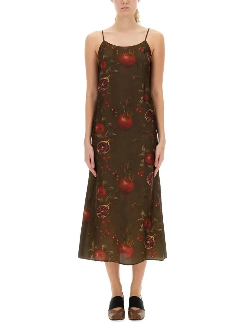 Uma Wang - "Anaya" Midi Dress - Größe M - grün Uma Wang - "Anaya" Midi Dress - Größe M - grün