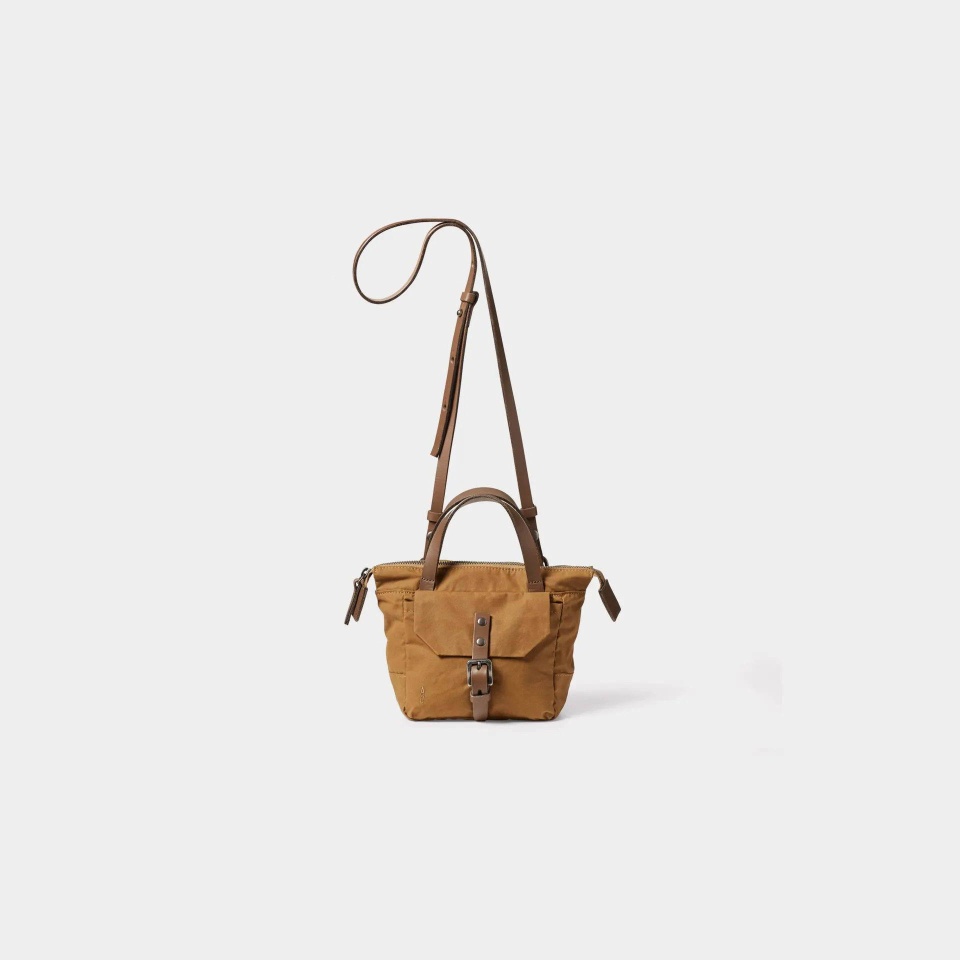 Squat 2.0 Waxed Cotton Mini Crossbody Bag - Chert Squat 2.0 Waxed Cotton Mini Crossbody Bag - Chert