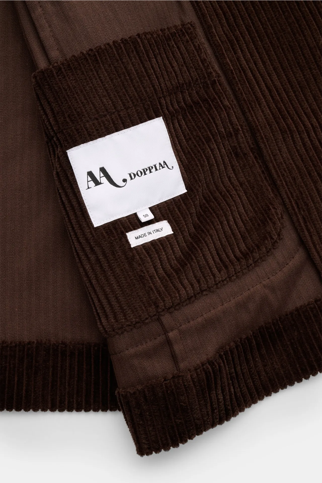 Doppiaa - Herren - Cord-Sakko 'Aansonia' dunkelbraun – Bild 5