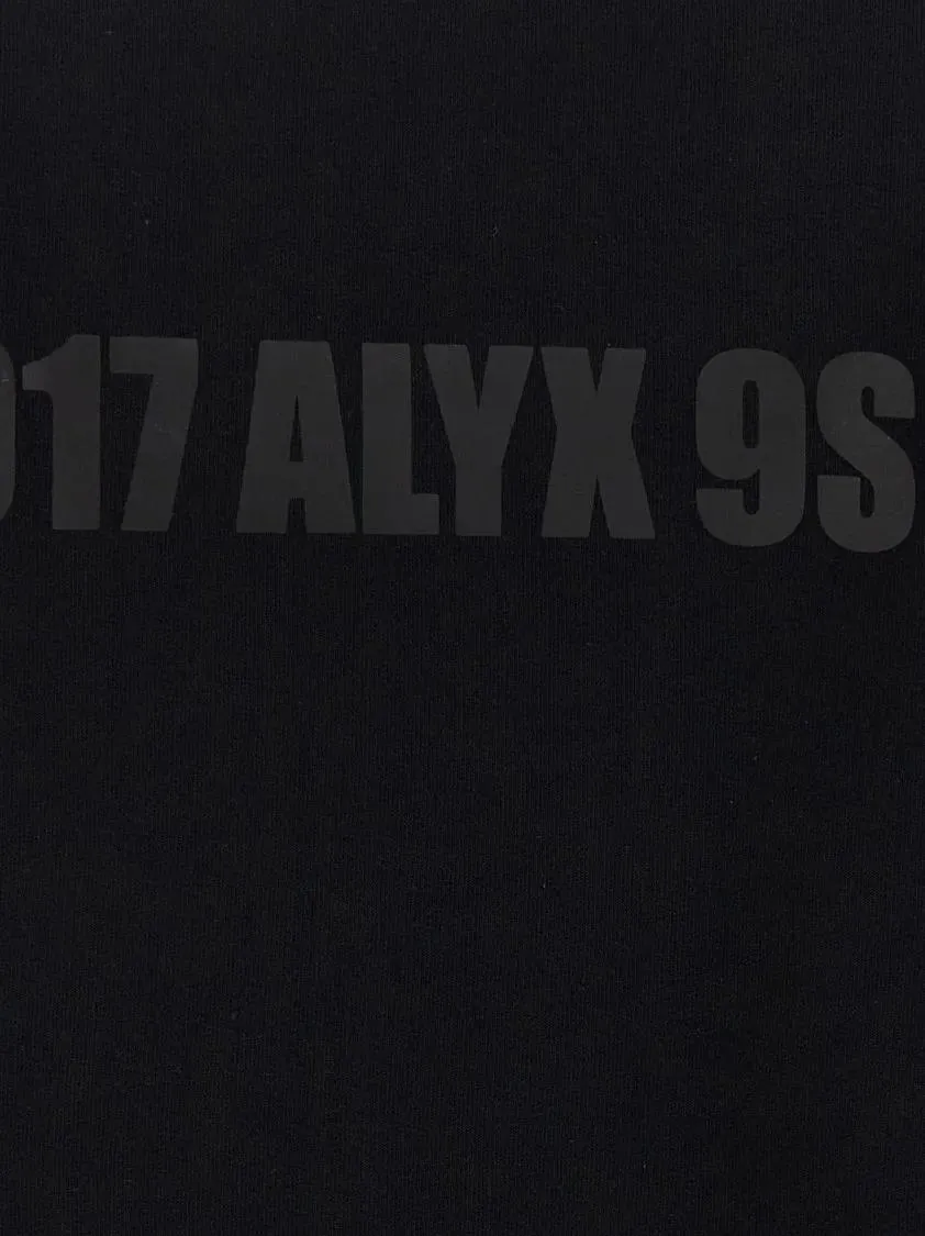 1017 Alyx 9Sm - Logo Print Hoodie - Größe M - schwarz – Bild 2