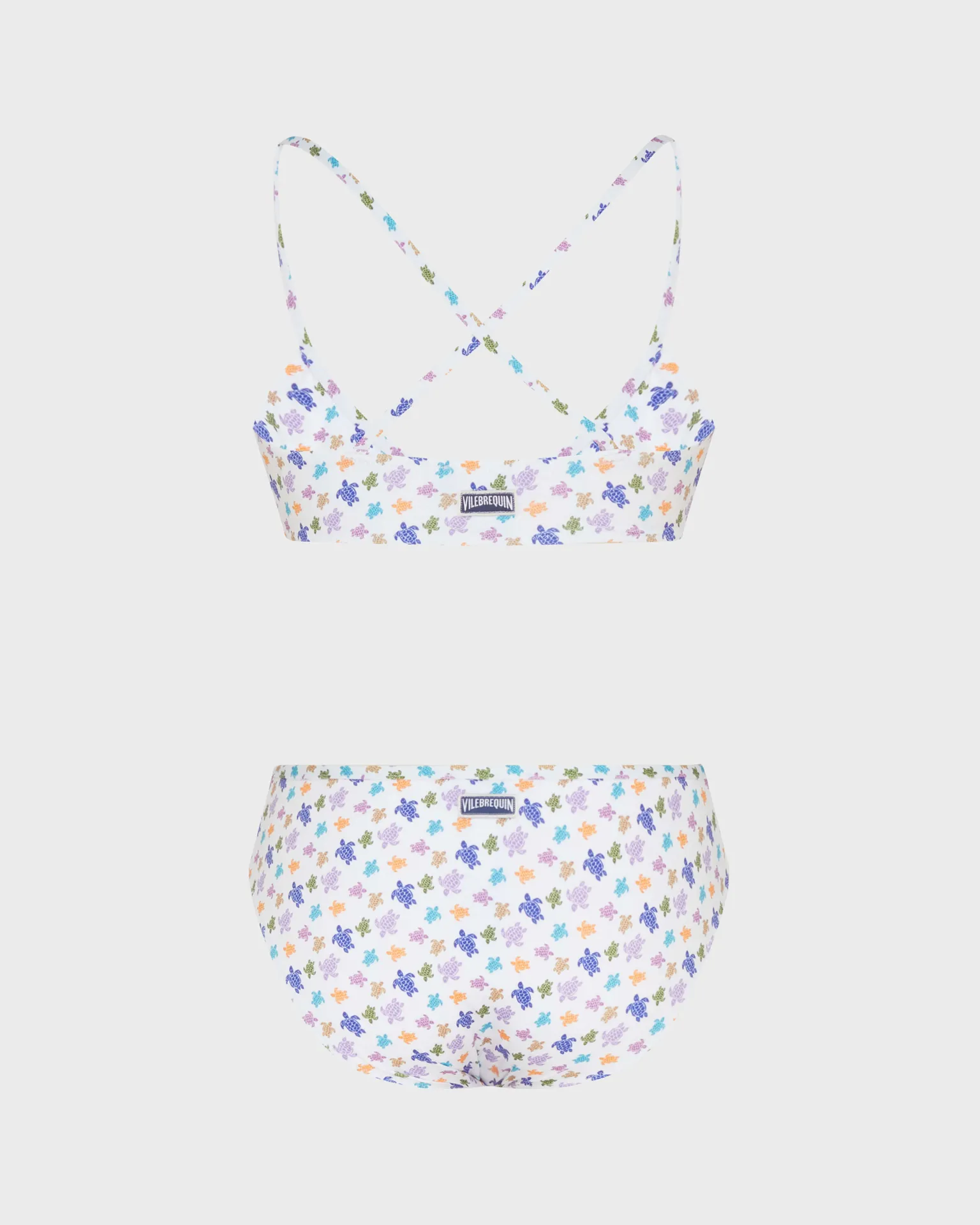 Vilebrequin - Zweiteiliger Micro Ronde Des Tortues Badeanzug Für Mädchen - Bademode - Gigi - Weiss - Größe 6 – Bild 2