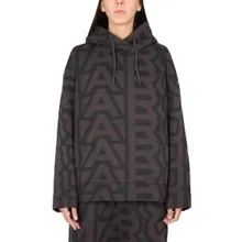 Marc Jacobs - Monogram Logo Sweatshirt - Größe M - schwarz Marc Jacobs - Monogram Logo Sweatshirt - Größe M - schwarz