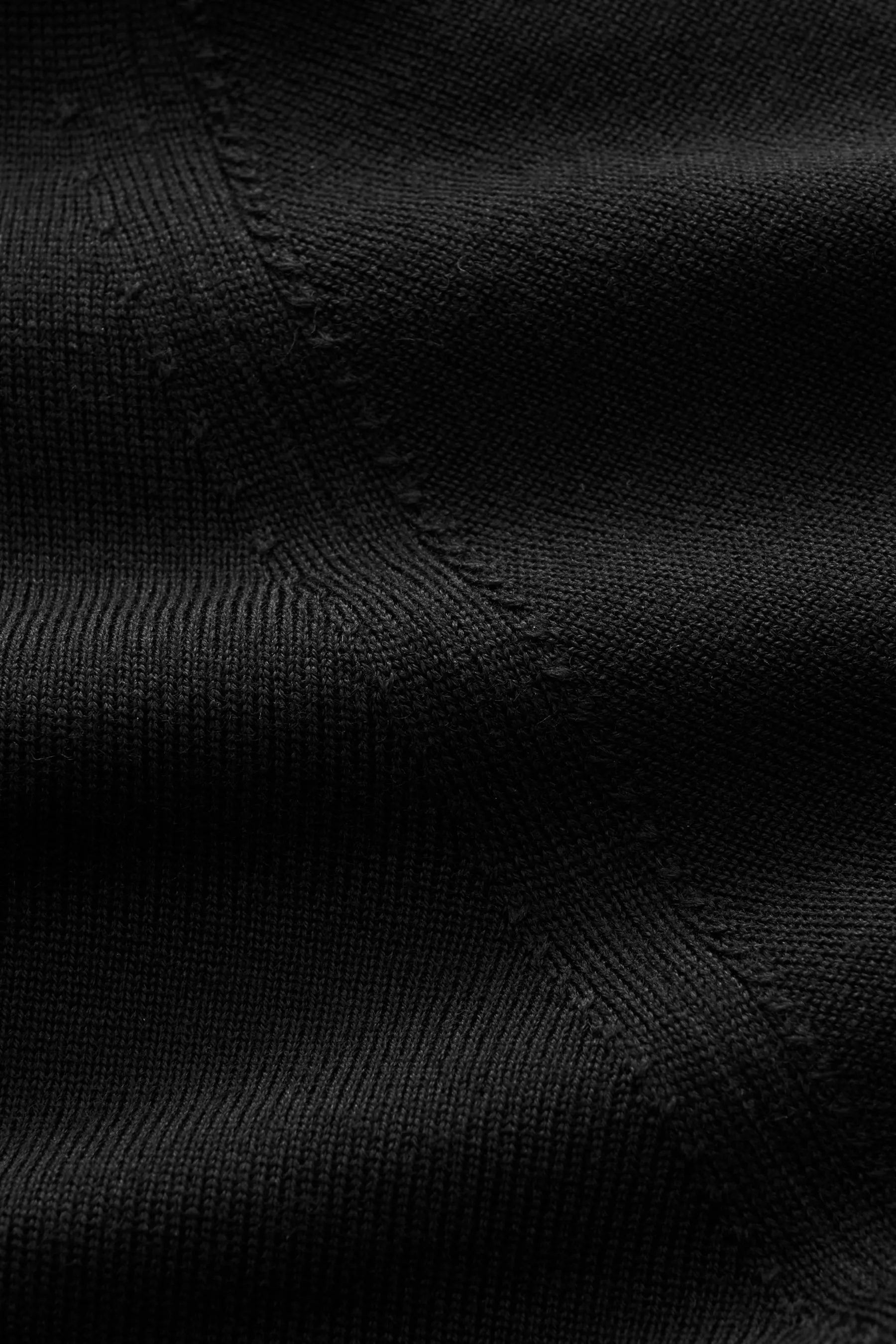 Filippo de Laurentiis - Herren - Feinstrick-Polo schwarz – Bild 4