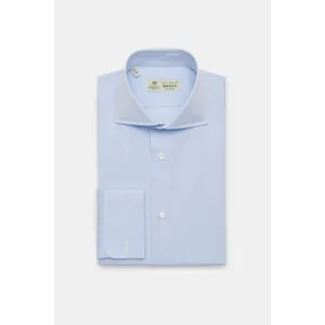 Borrelli - Herren - Business Hemd %27Nando%27 Haifisch-Kragen hellblau Borrelli - Herren - Business Hemd %27Nando%27 Haifisch-Kragen hellblau