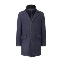 Gimo%27s - Strickmantel aus Woll-Melange - Größe M - blau Gimo%27s - Strickmantel aus Woll-Melange - Größe M - blau