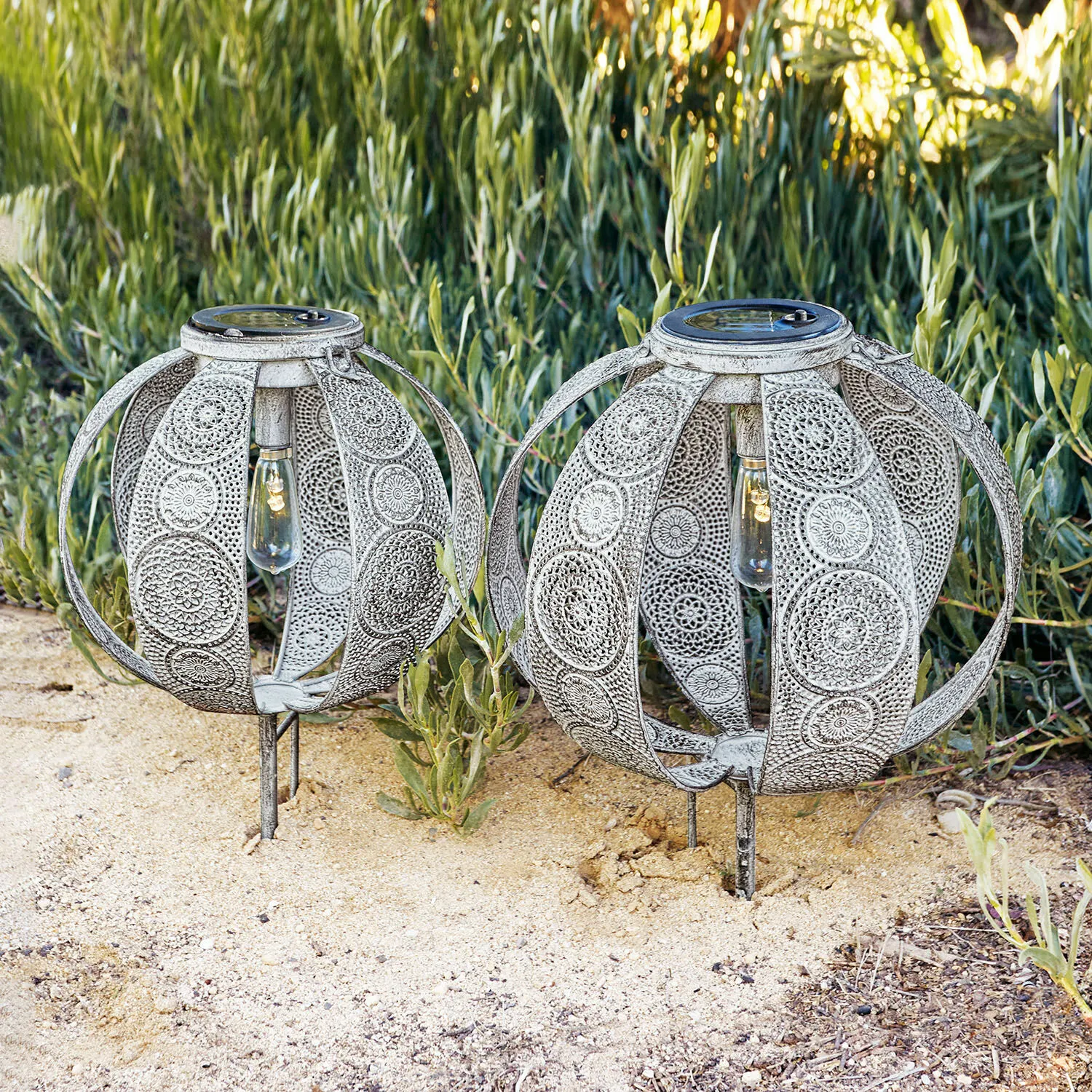 Solar-Laterne 2er Set Carouge Solar-Laterne 2er Set Carouge