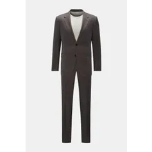 Zegna - Herren - Anzug %27Trofeo%27 graubraun kariert Zegna - Herren - Anzug %27Trofeo%27 graubraun kariert