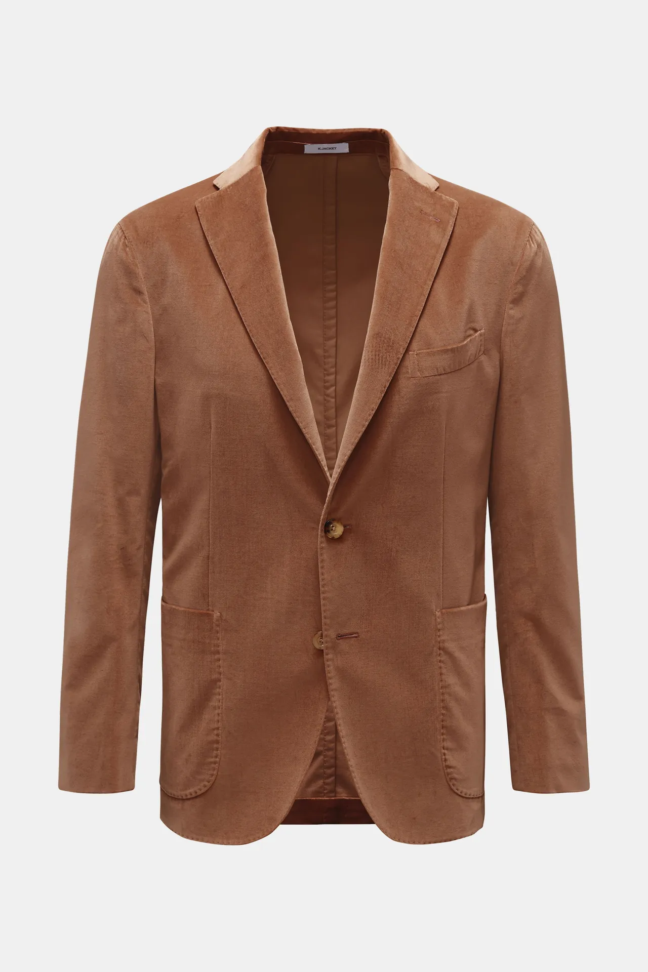 Boglioli - Herren - Samtsakko %27K. Jacket%27 hellbraun Boglioli - Herren - Samtsakko %27K. Jacket%27 hellbraun