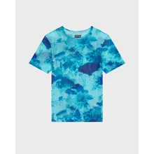 Vilebrequin - Coral Reef T-shirt Mit Tüll Für Damen - T-shirt - Lillie - Blau - Größe M Vilebrequin - Coral Reef T-shirt Mit Tüll Für Damen - T-shirt - Lillie - Blau - Größe M