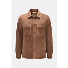 Woolrich - Herren - Veloursleder-Daunenjacke braun Woolrich - Herren - Veloursleder-Daunenjacke braun