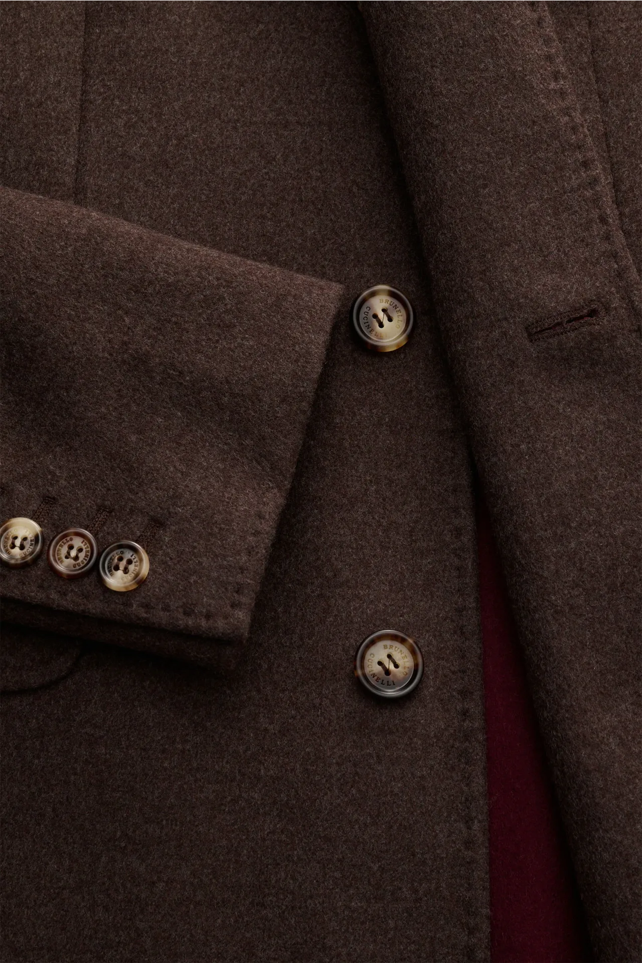 Brunello Cucinelli - Herren - Mantel braun – Bild 4