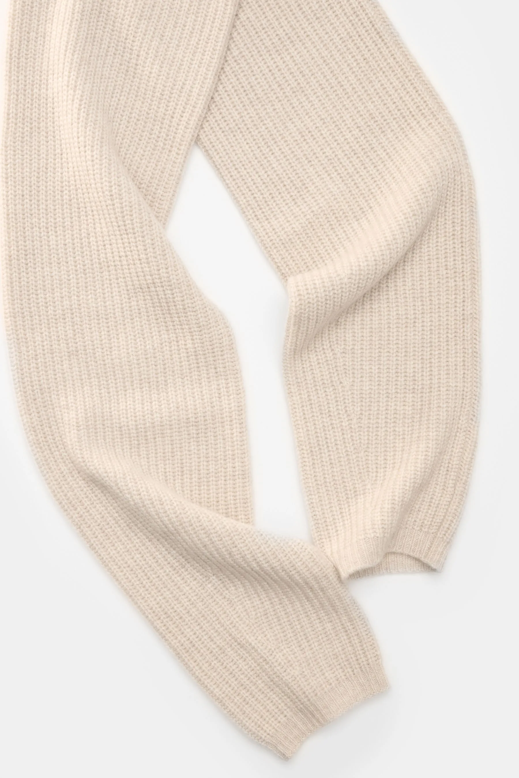 Lisa Yang - Herren - Cashmere Schal 'Marseille' sand – Bild 2