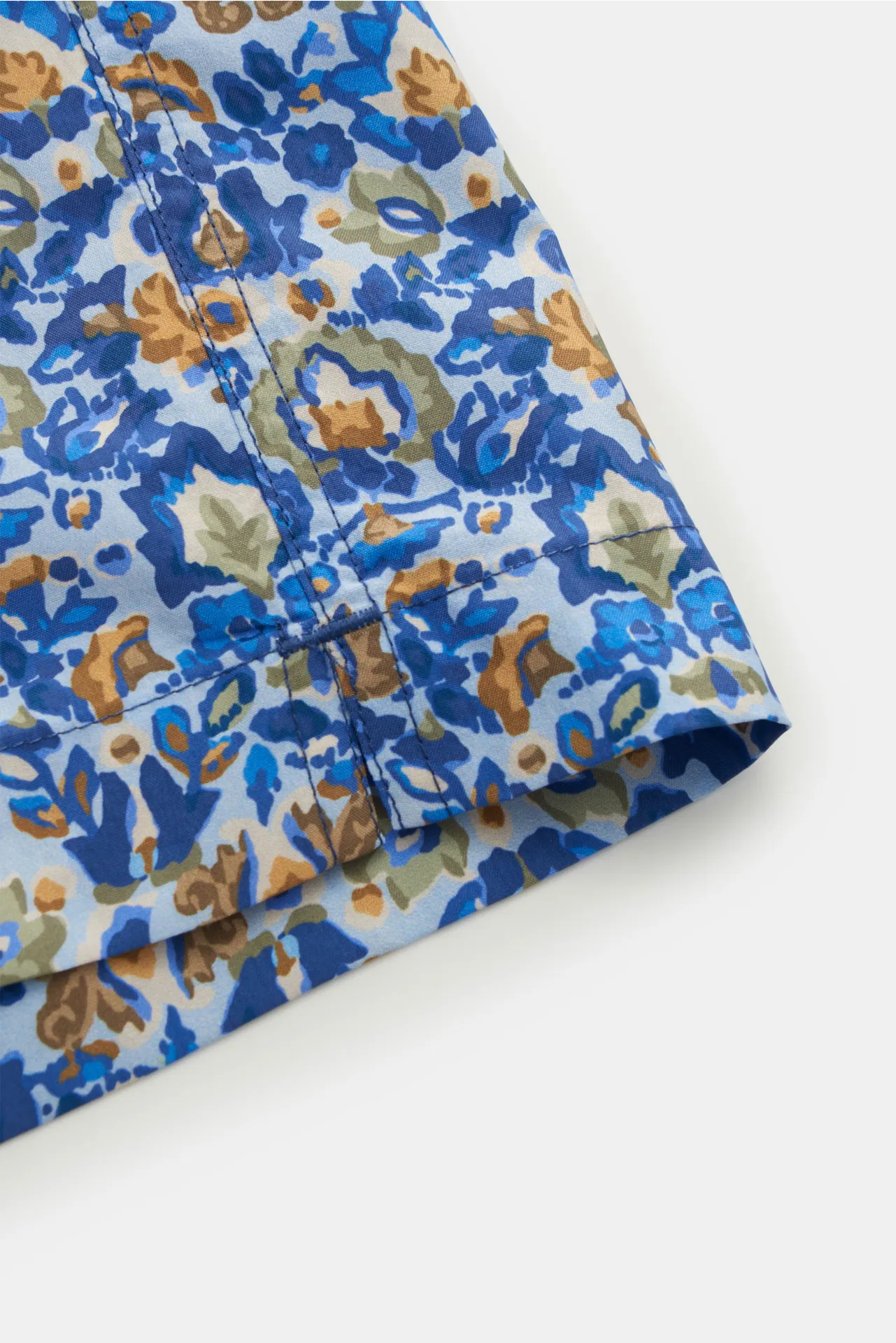 Incotex - Herren - Badeshorts blau/grün gemustert – Bild 6