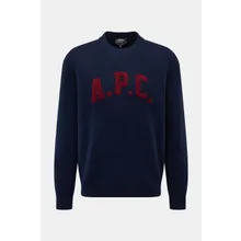 A.P.C. - Herren - Rundhalspullover %27Jay%27 navy A.P.C. - Herren - Rundhalspullover %27Jay%27 navy