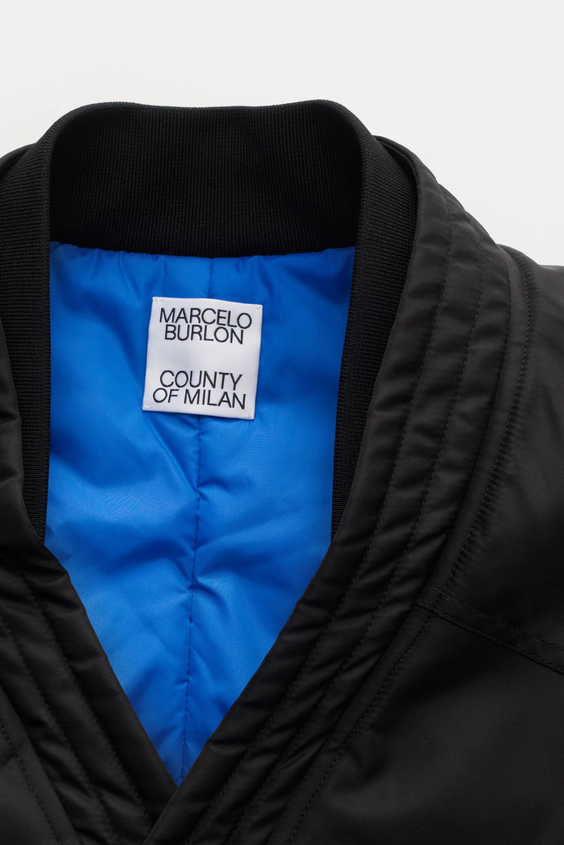 Marcelo Burlon - Herren - Jacke 'Cross Kimono Bomber' schwarz – Bild 3