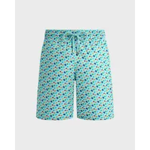 Vilebrequin - Lange Micro Ronde Des Tortues Rainbow Stretch-badeshorts Für Herren - Bademode - Okorise - Blau - Größe XL Vilebrequin - Lange Micro Ronde Des Tortues Rainbow Stretch-badeshorts Für Herren - Bademode - Okorise - Blau - Größe XL