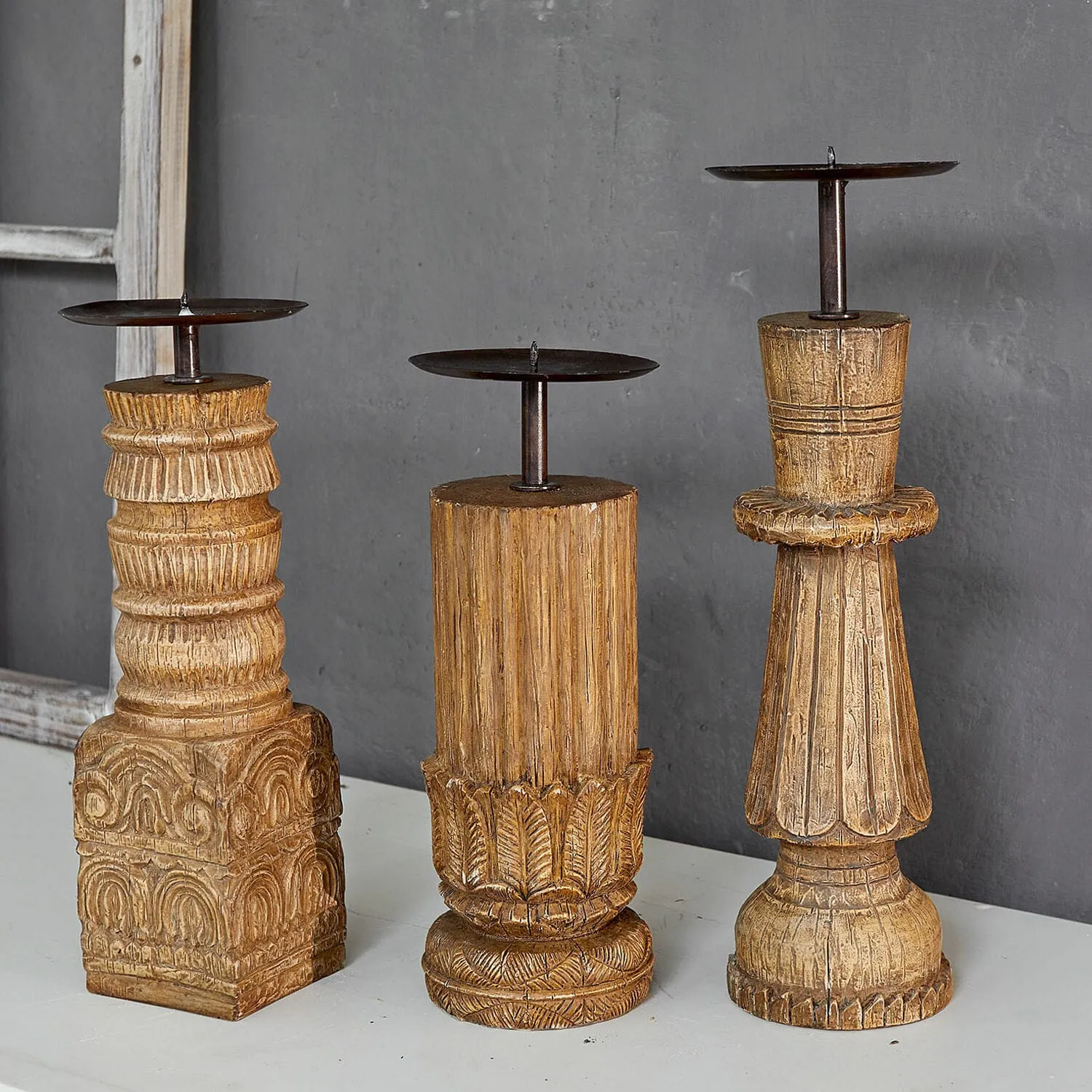 Kerzenständer 3er Set Zahirah – Bild 2