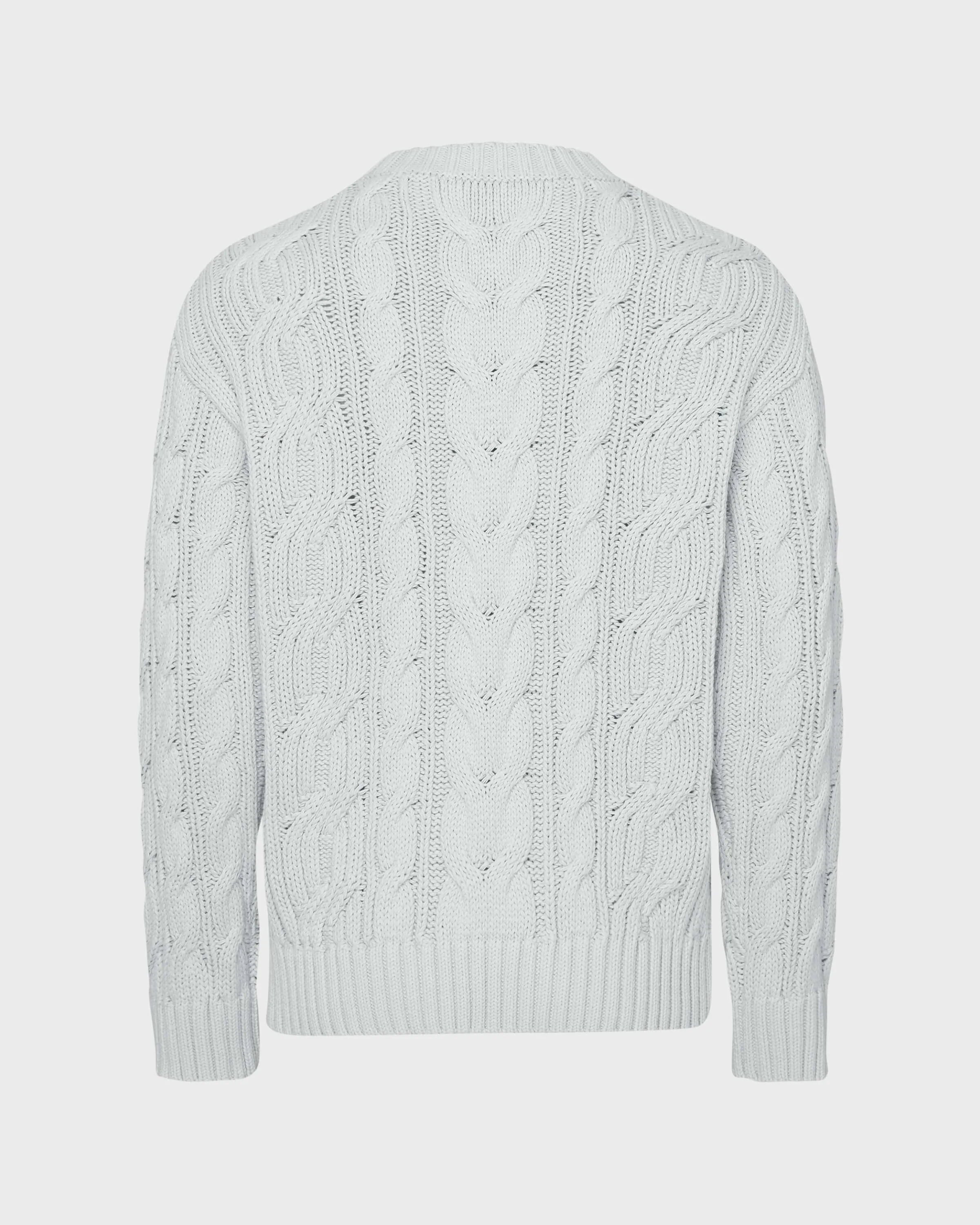 Vilebrequin - Herren Zopfmuster-baumwollpullover - Pullover - Philippe - Weiss - Größe M – Bild 2