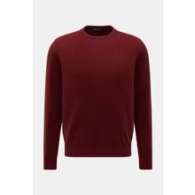 Colombo - Herren - Cashmere Rundhalspullover bordeaux Colombo - Herren - Cashmere Rundhalspullover bordeaux
