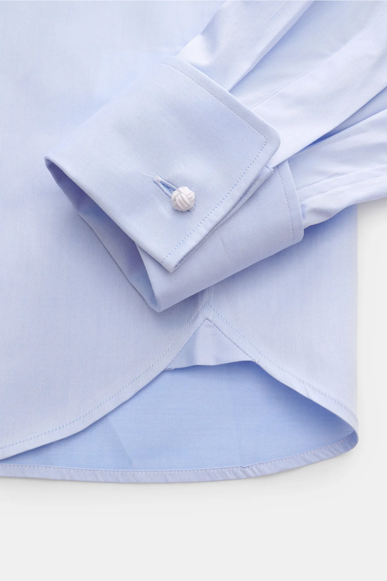 van Laack - Herren - Business Hemd 'Rivara Slim Fit' Haifisch-Kragen hellblau – Bild 3