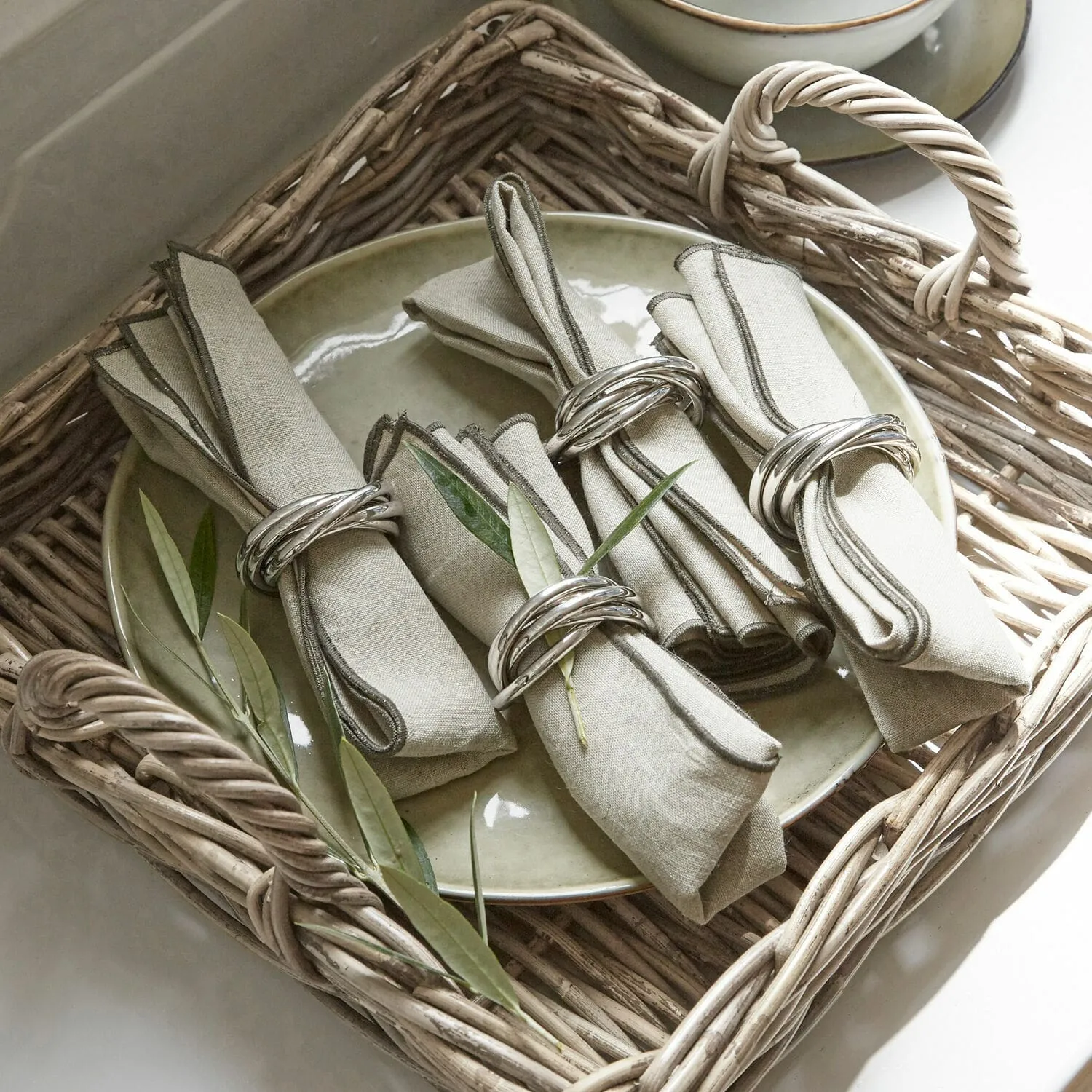 Serviettenring 4er Set Limche – Bild 4