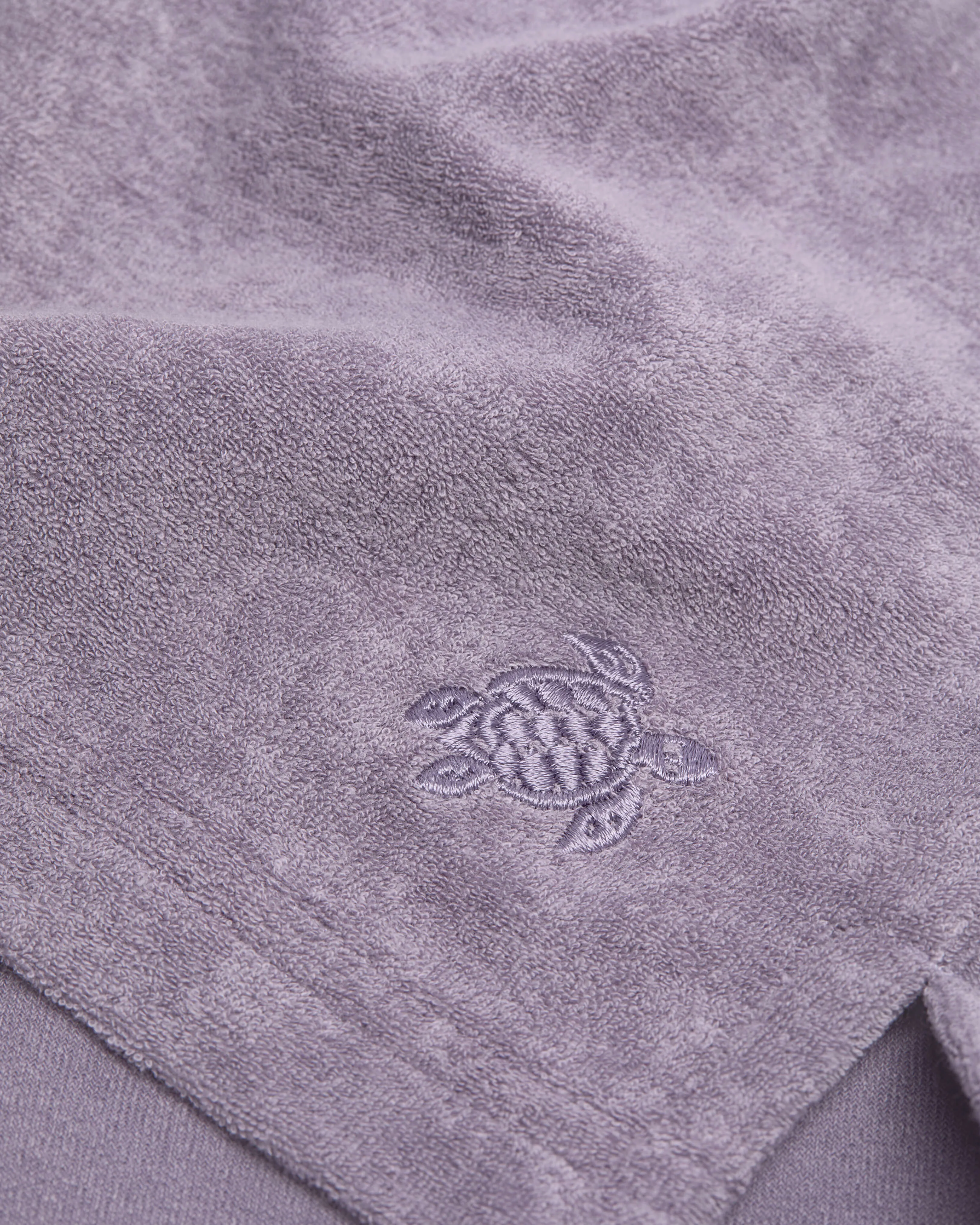 Vilebrequin - Solid Bowling-hemd Aus Frottee Für Herren - Hemd - Charli - Violett - Größe M – Bild 6