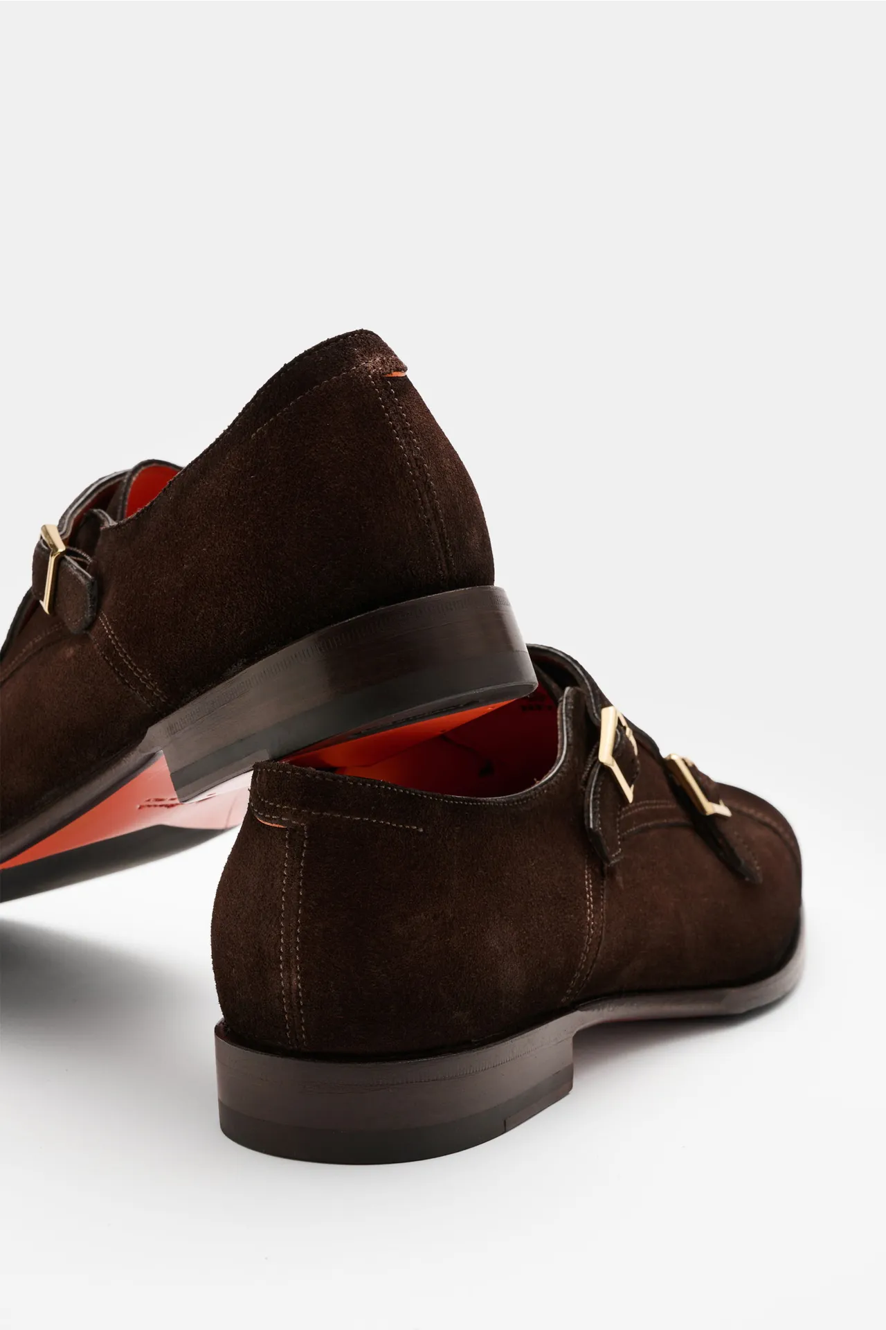 Santoni - Herren - Doppelmonk 'Adrian' dunkelbraun – Bild 4